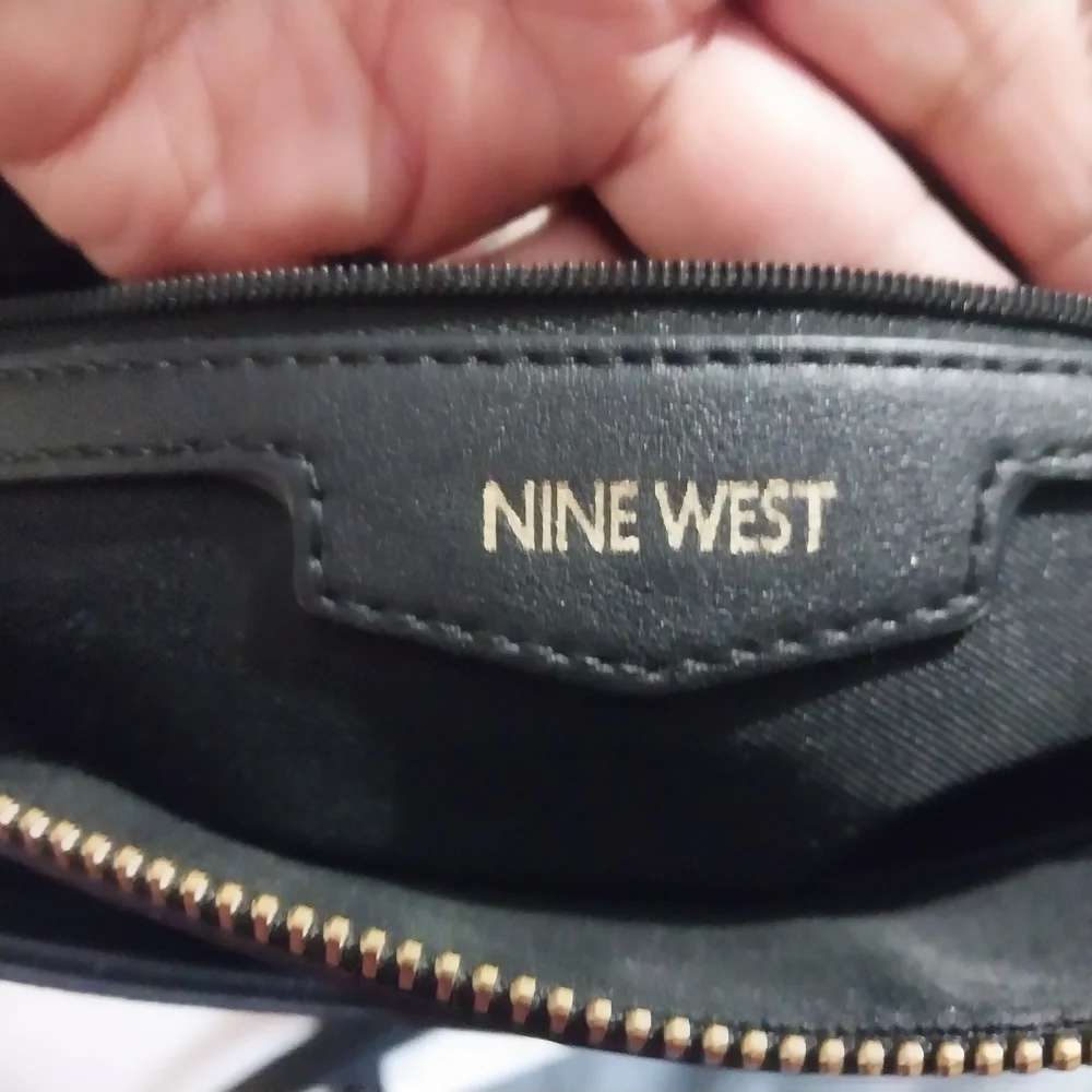 NINE WEST Dark Brown and Cream Color Women's Bag